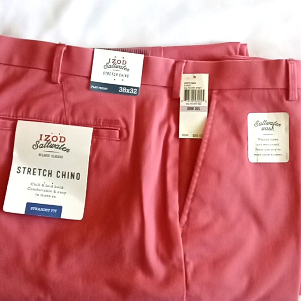 Izod Saltwater Relaxed Classics Pants sz 38x32